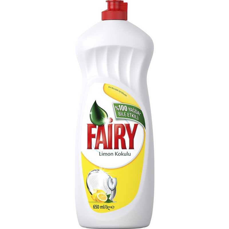 Fairy Elde Yıkama Bulaşık Deterjanı Limon 650 ml