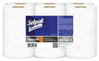 Selpak Professional Hareketli Kağıt Havlu 25 cm 6'lı Paket