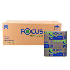 Focus Optimum Z Katlama Kağıt Havlu 20 cm x 24 cm 1 Koli (12 Paket)