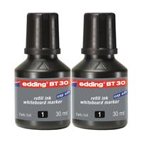 Edding BT 30 Tahta Kalemi Mürekkebi 30 ml 2 Adet - Siyah