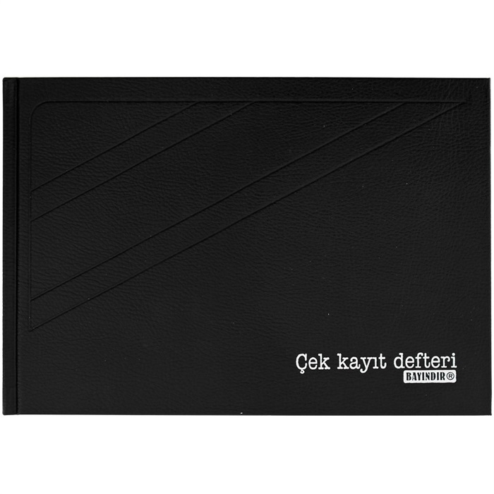 Bayındır Çek Kayıt Defteri 96 Yaprak 17 cm x 24 cm