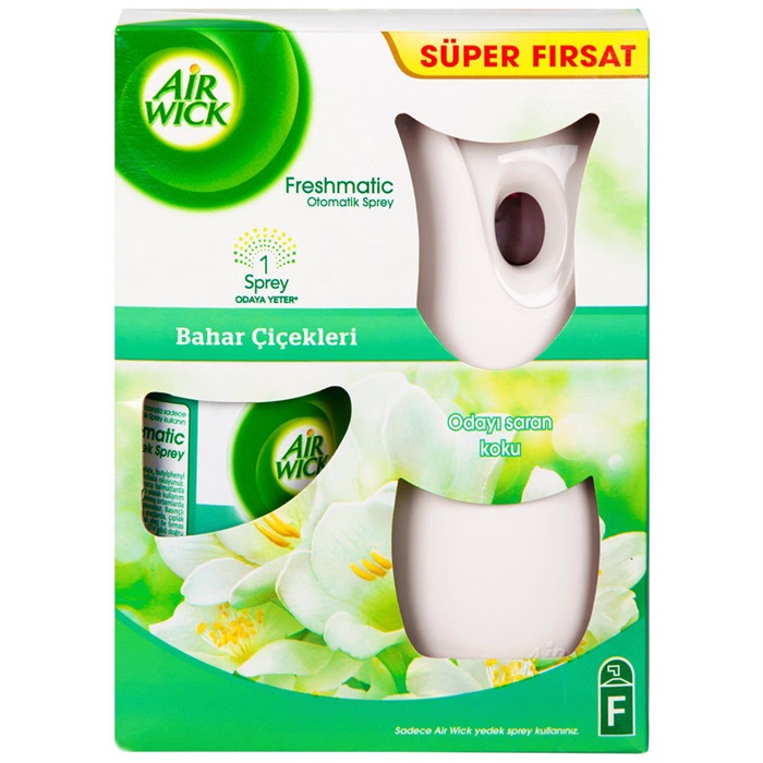 Air Wick Freshmatik Oda Kokusu Kit + Yedek Koku Bahar Çiçekleri Hediye