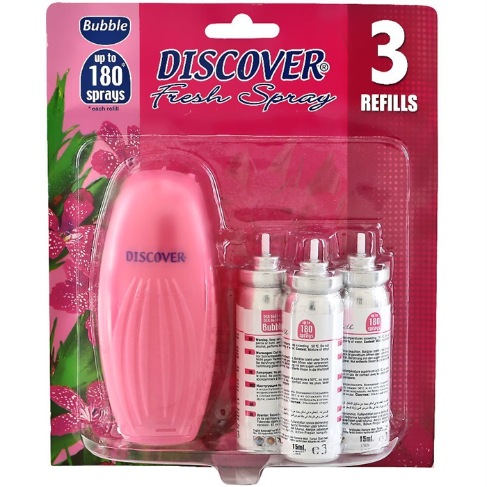 Discover Banyo Fresh Sprey 15 ml 3’lü