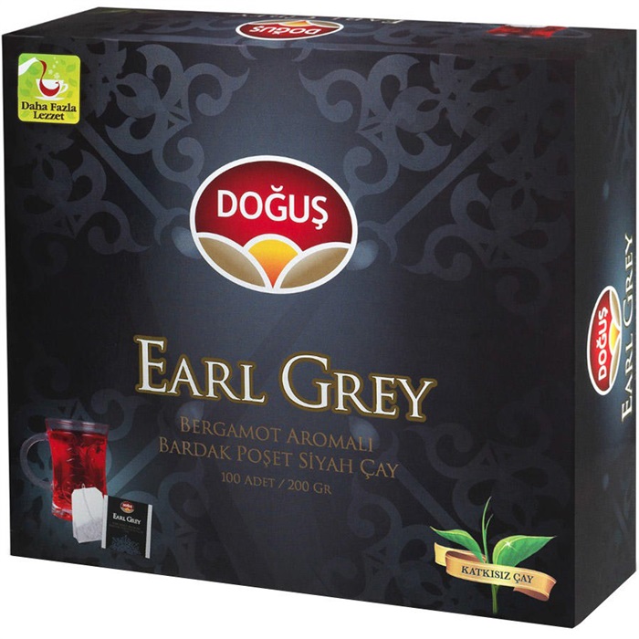 Doğuş Earl Grey Bardak Poşet Çay 100'lü