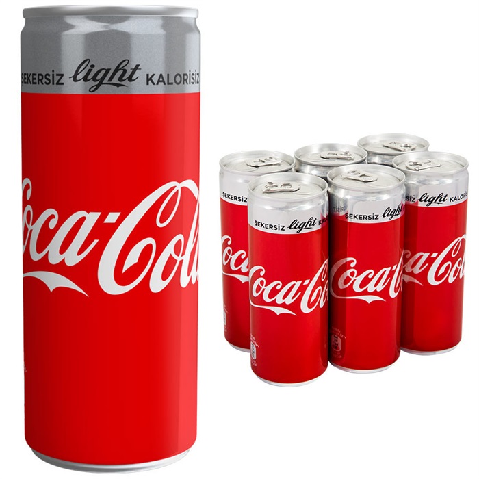 Coca-Cola Light 250 ml 6’lı Paket