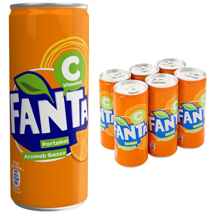 Fanta 250 ml 6'lı Paket