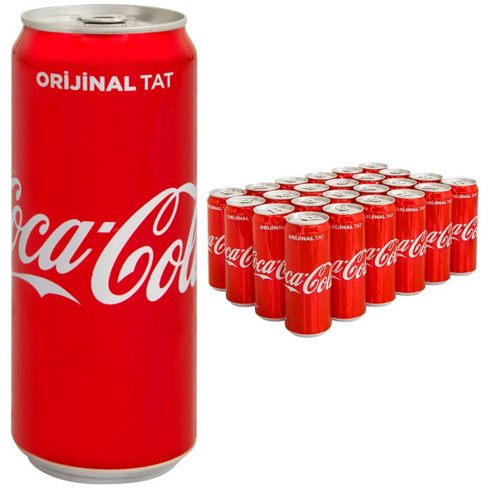 Coca-Cola Kutu 330 ml 24'lü Paket