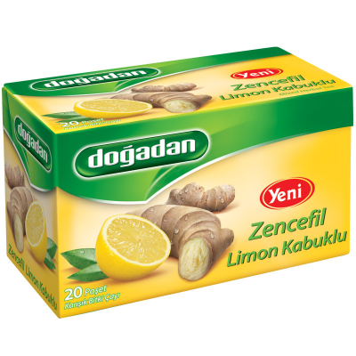 Doğadan Limon Zencefil Çay 20'li